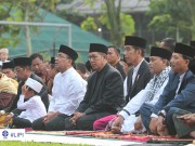 Presiden Joko Widodo Laksanakan Salat Idulfitri di Kebun Raya Bogor LIPI